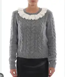 Philosophy  Di Lorenzo Serafini
Lace Collar Wool-Blend Sweater