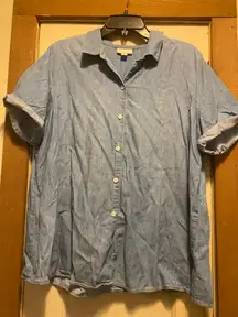 J.Jill Denim Top. Size Large