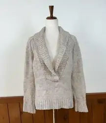 Cozy LOFT Alpaca Blend Faux Wrap Sweater!