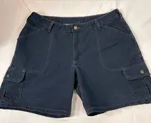 Carhartt Grayish Blue Cargo Shorts Women’s Size‎ 14
