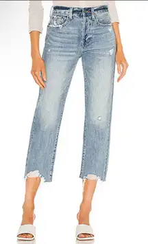 PISTOLA Charlie High Rise Straight in Blue Skies