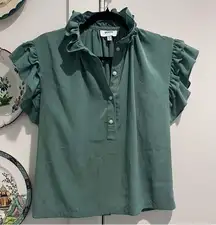 KOCH Pixie Blouse Top Green