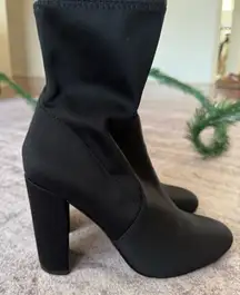 Guess Black Heeled Boots for Women