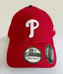New Era Philadelphia Phillies Fitted Stretch Hat Size Small Medium Mens Womens