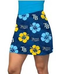 Loudmouth NWTS Tampa Bay Rays Hibiscus MLB Golf Mini Skort Skirt size large