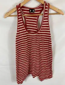 H By Bordeaux Striped Cotton Tank size small