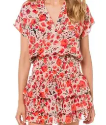 MISA LA Eloisa Red Blooms Dress