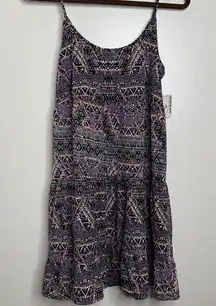 NEW Joe Boxer Tiered Summer Sundress Size Small Lightweight Cutout in Back Beach