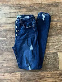 KanCan distressed skinny jeans