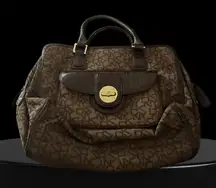 DKNY Brown & Tan Shoulder Bag