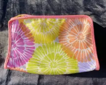 Clinique Cosmetic Floral Makeup Bag