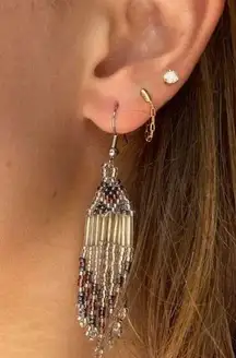 beaded dangly earrings