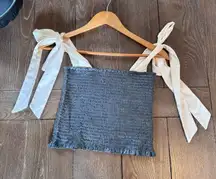 Koch Cece Top with Tie Shoulders Size Small