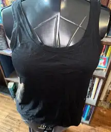 Eileen Fisher black elevated basic minimalist XL tank top