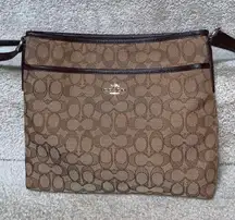 Coach Brown Cross Body Bag