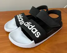 adidas Adilette Sandal 'Core Black' G28695‎ Women's Adjustable Strappy Comfort 7