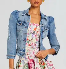 Retrofete Ada Puffed Shoulder Denim Jacket XS