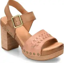 Korkease Pasilla Heeled Sandals Blush Brown Combo