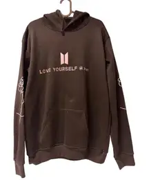 BTS Love Yourself V 95 Black Hoodie Sweatshirt Kpop Bangtan Pullover