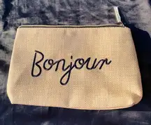 New Lancôme “Bonjour” Whicker Cosmetic Makeup Bag