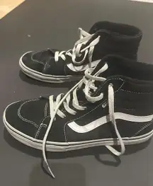 Black High-Top Vans