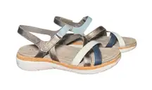 Rosie Open Toe Strappy Flat Casual Sandals Size 10M