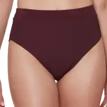 Sanctuary Sandbar‎ Banded High-Rise Ribbed Bikini Bottoms Swimsuit size M  NWT