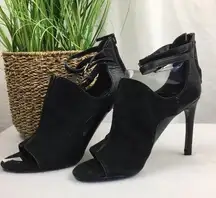 Dolce Vita Black Suede Ankle Strap High Heel Shoes 9