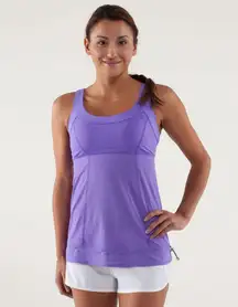 Run: Ta Ta Topper Tank Purple Size 6