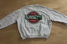 Madhappy NY LA Pizza Sunset Crewneck Sweatshirt