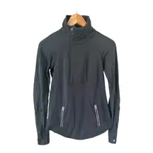 LULULEMON Run Reflect Pullover Black size 6 Running Gym Studio Power Luxtreme
