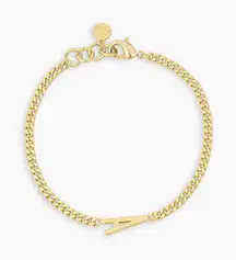 Women's gorjana Wilder Alphabet Initial A Chain Bracelet