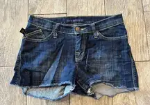 Rock & Republic Denim Cut Off Jean Shorts size 2 Daisy Dukes Womens