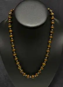 Vintage Womens chunky tiered wooden beaded lariat rope necklace beachy islander