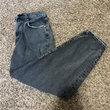 AGOLDE High Rise Tapered Baggy Jean Shamble Black Balloon Leg