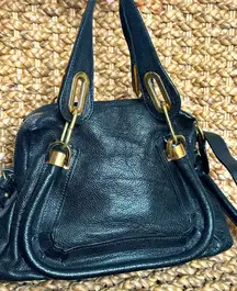 Chloe Paraty Black Leather Handbag