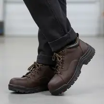 Timberland PRO Women's Steel Toe Work Shoes Brown Leather‎ EH Safety Size 9.5M