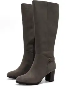 GIANI BERNINI ADONNYS MEMORY FOAM KNEE-HIGH BOOTS 11M wide calf