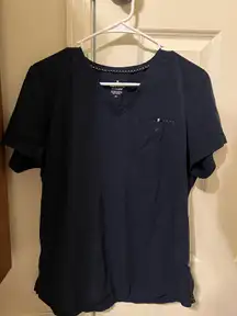 Navy blue jogger scrub set 