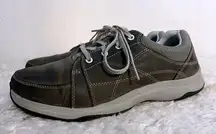 Ahnu Taraval Hiking Gray Leather Waterproof Sneakers Shoes Womens Size 8.5