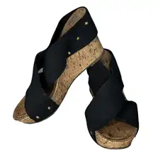 Esprit‎ Cork Wedge Heels