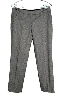 Tibi Houndstooth‎ Crop Ankle Pant Trousers Straight Leg 30 Waist