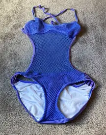 Venus Open Back Net One Piece Swim Suit SIZE 6