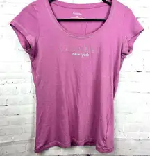 Calvin Klein  bejeweled tee