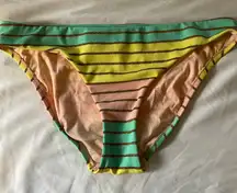 Trina Turk striped bikini bottom. Washed, not worn.