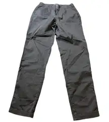 Oska Straight Leg Pull On Dress‎ Pants Sz 1 US 6/8  Black Minimalist Lagenlook