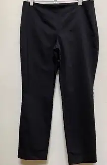 Harvé Benard Black Lightweight Minimalist Side Zip Pant Size 10 See Description