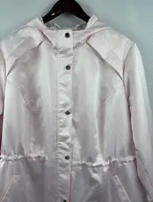 Women’s Dennis Basso 2X Soft Pink Raincoat