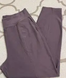 Beyond Yoga Spacedye Purple Soft Everyday Pull On Pocket Pants, size XL