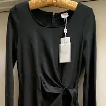 Armani Collezioni Italy Olive Green Dress Size 4 Small New NWT Long Sleeve RARE